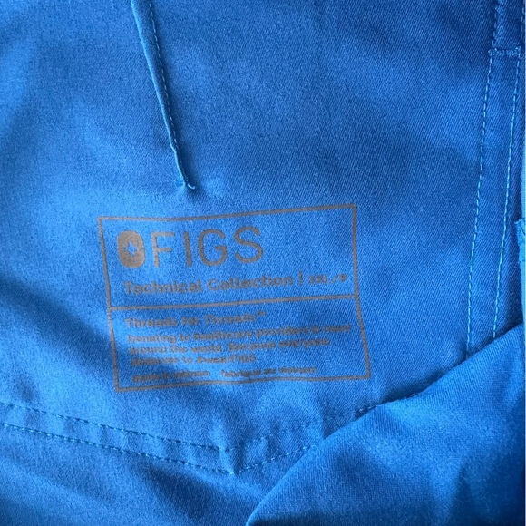 FIGS Zamora Jogger Scrub Pants in Royal Blue, 3XL/P - Picture 6 of 11